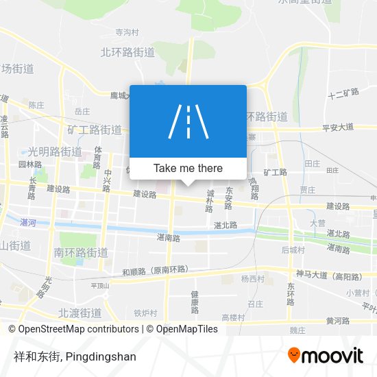 祥和东街 map