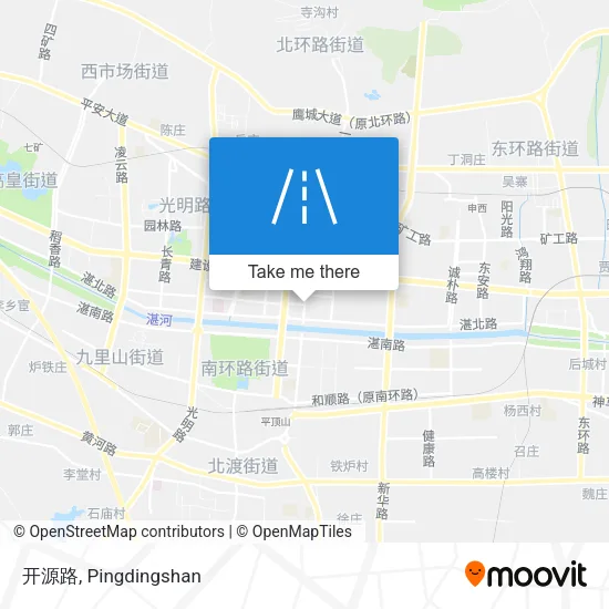 开源路 map