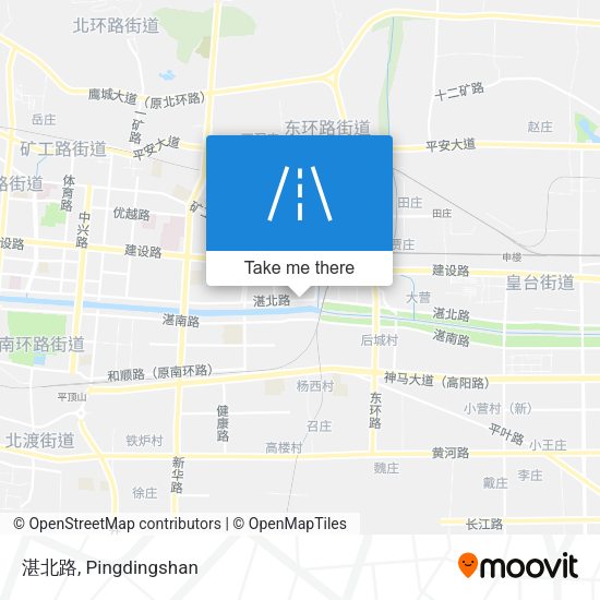 湛北路 map