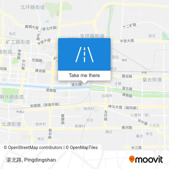 湛北路 map