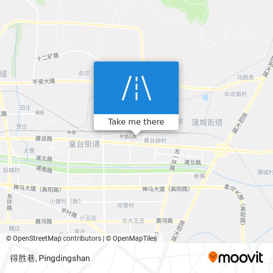 得胜巷 map