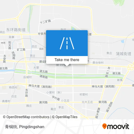 青铜街 map