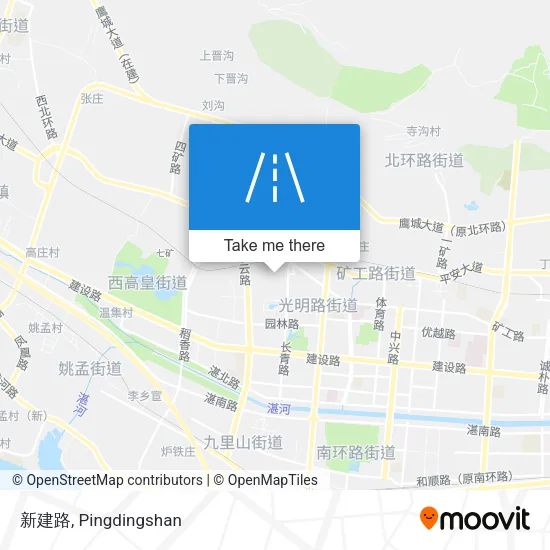 新建路 map