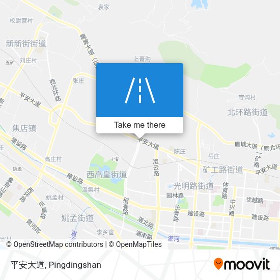 平安大道 map