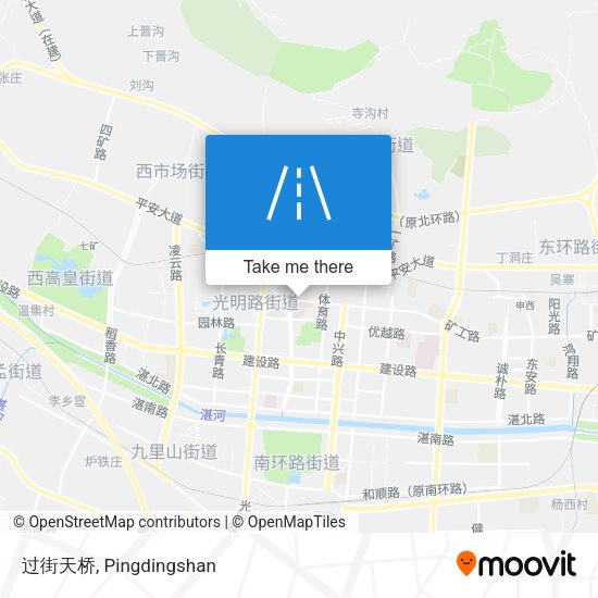 过街天桥 map