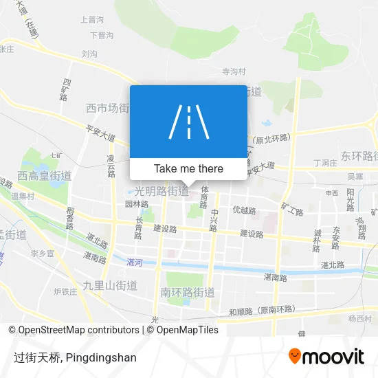 过街天桥 map