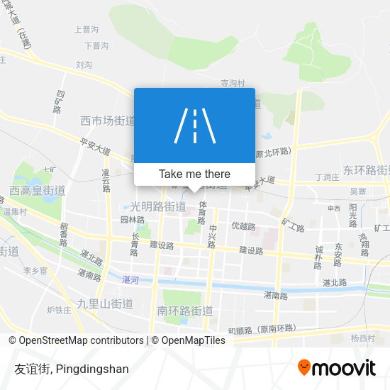 友谊街 map