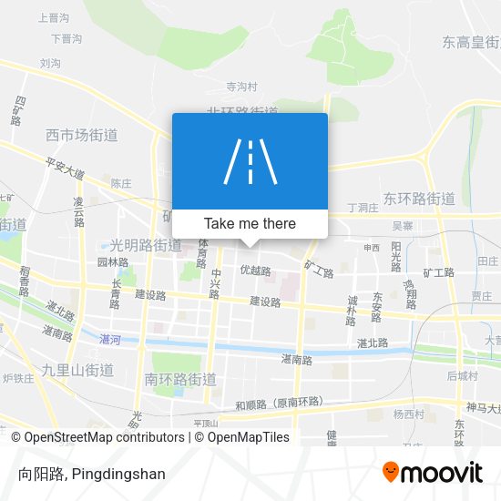 向阳路 map