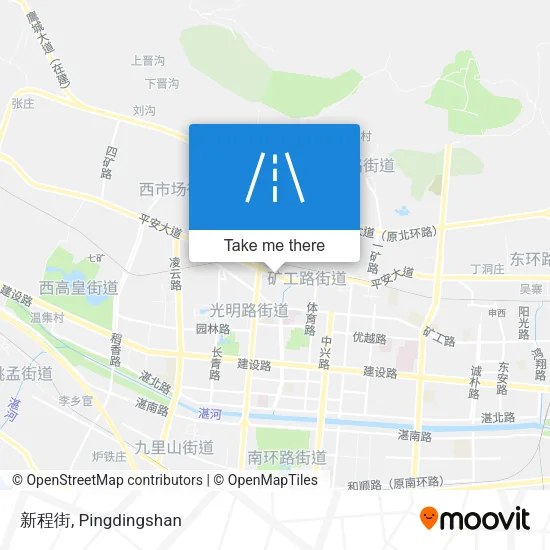新程街 map