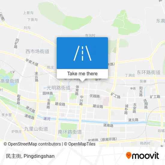 民主街 map