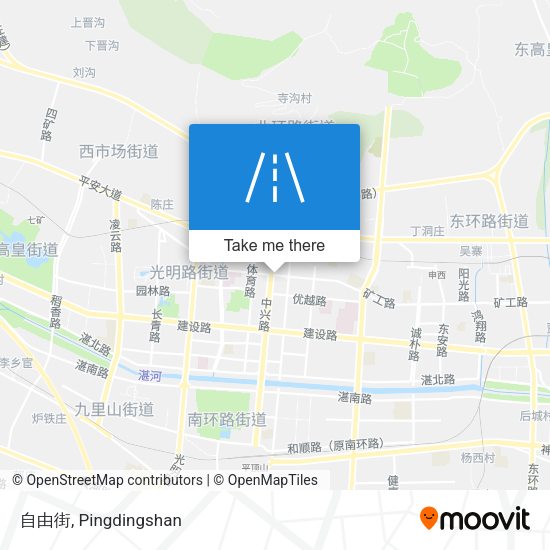 自由街 map