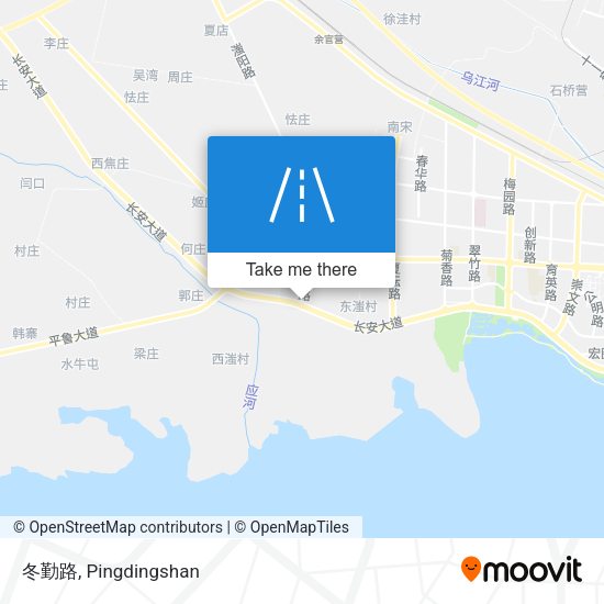 冬勤路 map