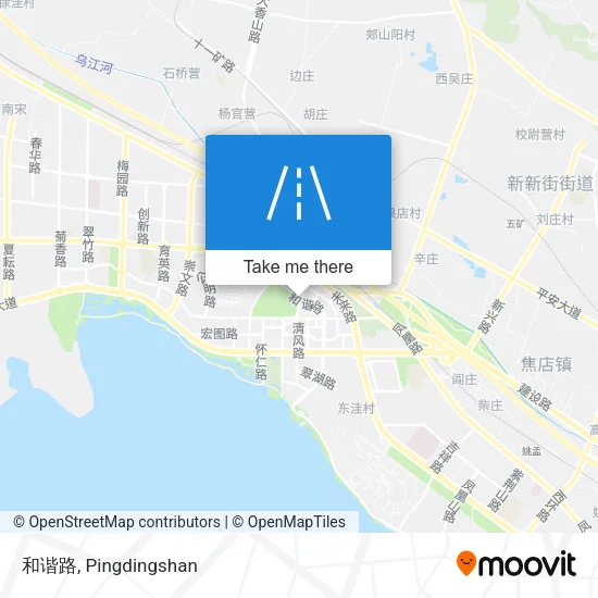和谐路 map