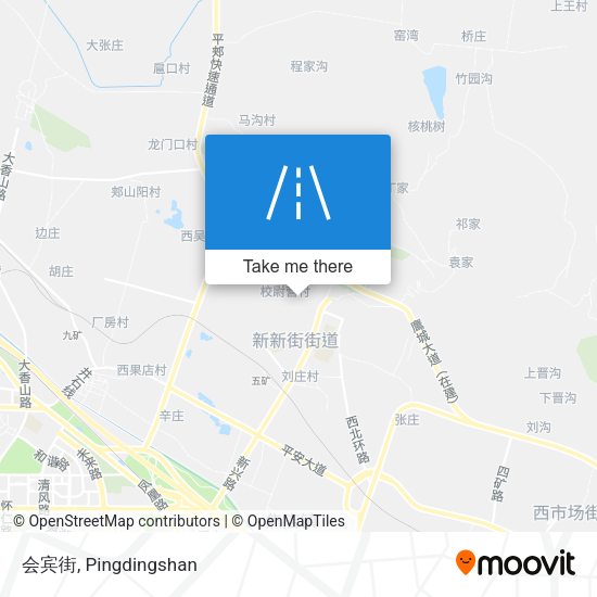 会宾街 map