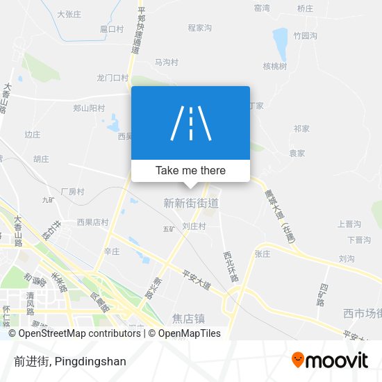 前进街 map