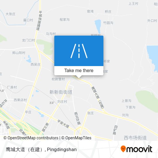 鹰城大道（在建） map