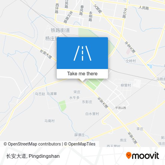 长安大道 map