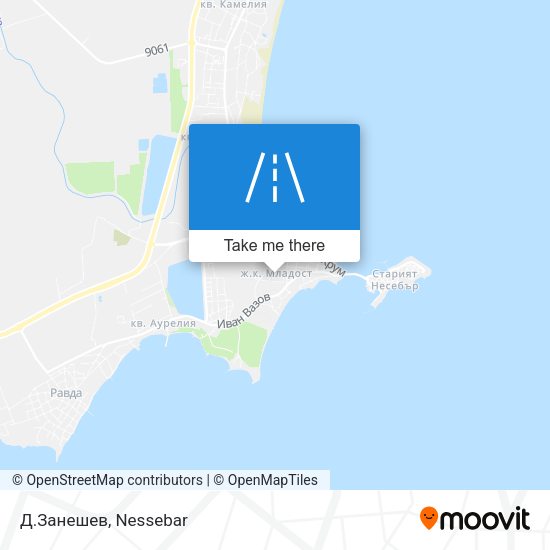Д.Занешев map