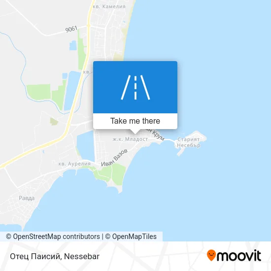Карта Отец Паисий