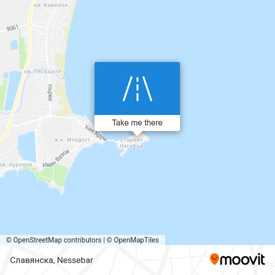 Славянска map