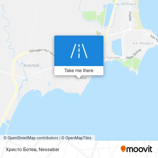 Христо Ботев map