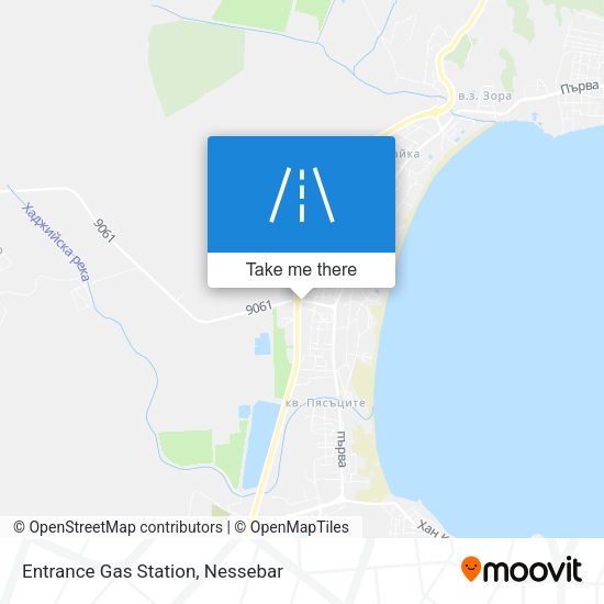 Entrance Gas Station map