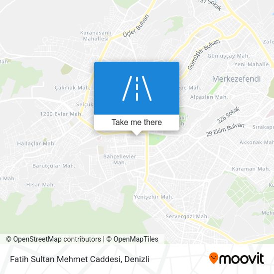 Fatih Sultan Mehmet Caddesi map
