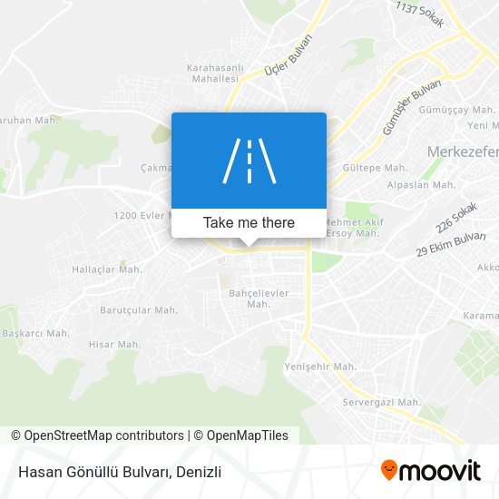 Hasan Gönüllü Bulvarı map