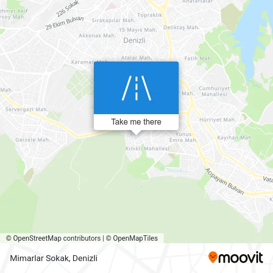 Mimarlar Sokak map