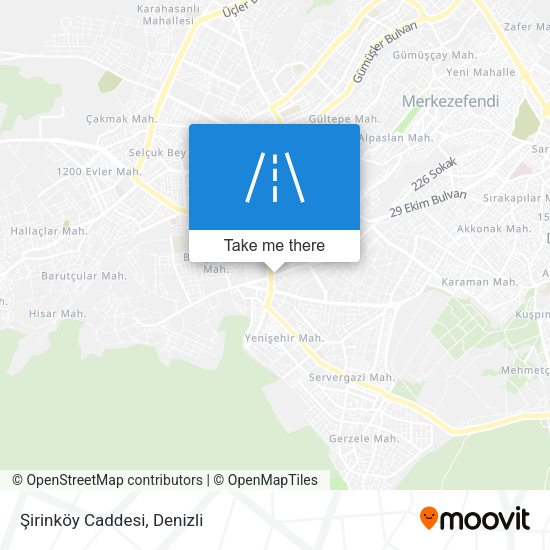 Şirinköy Caddesi map