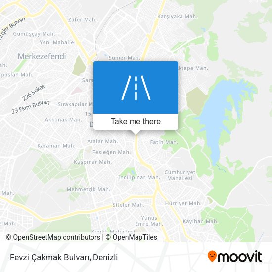 Fevzi Çakmak Bulvarı map