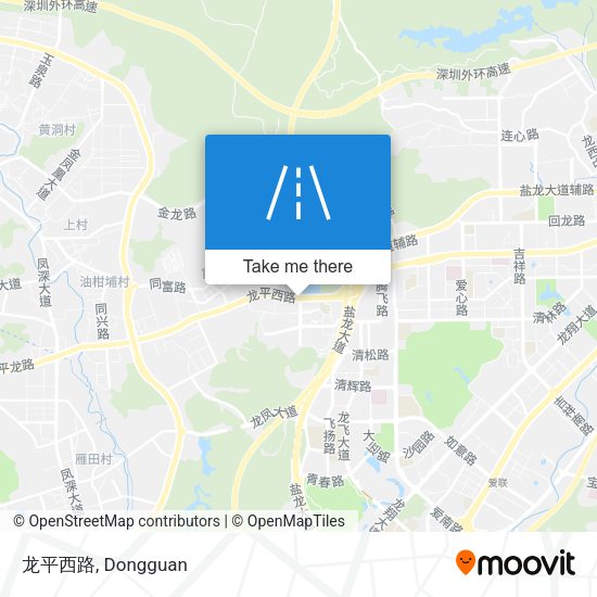 龙平西路 map