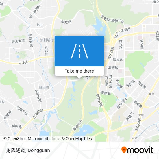 龙凤隧道 map