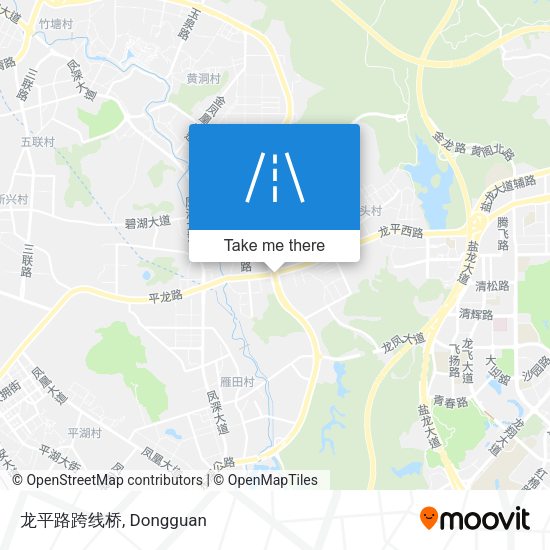 龙平路跨线桥 map
