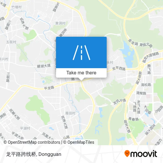 龙平路跨线桥 map
