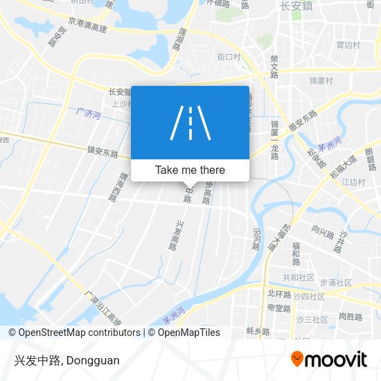 兴发中路 map