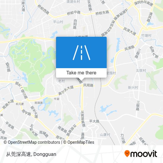 从莞深高速 map