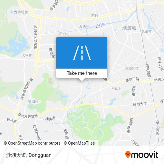 沙湖大道 map