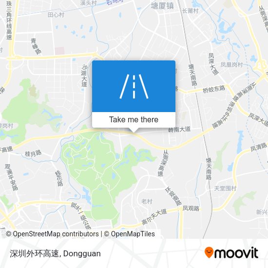 深圳外环高速 map