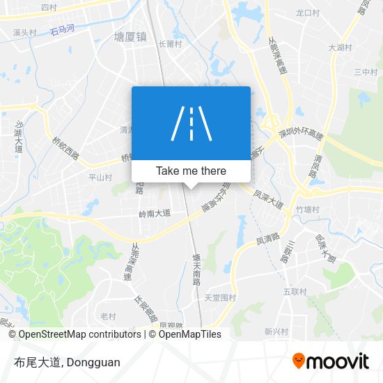 布尾大道 map