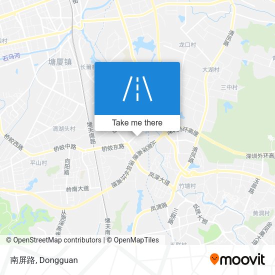 南屏路 map