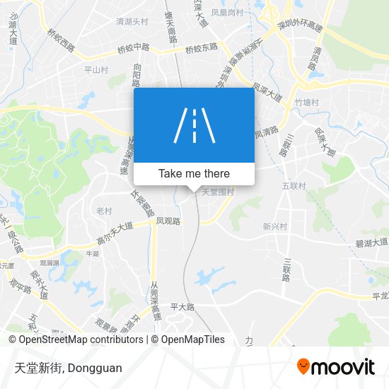 天堂新街 map