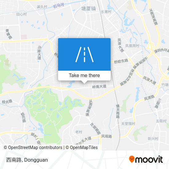 西南路 map