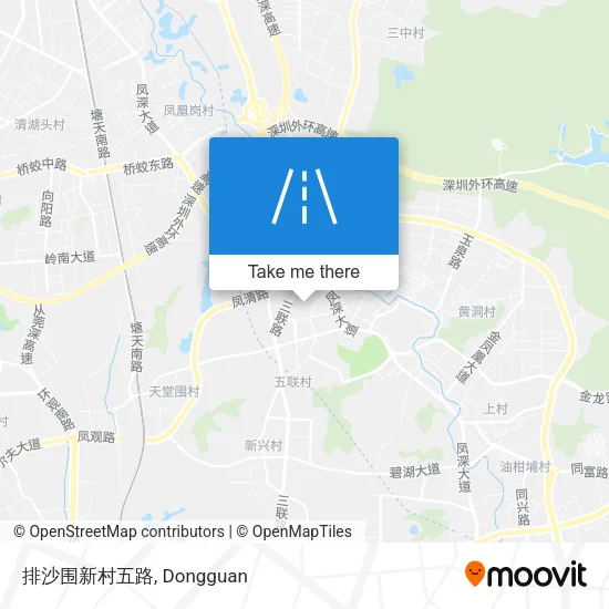 排沙围新村五路 map