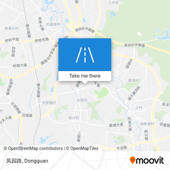 凤园路 map