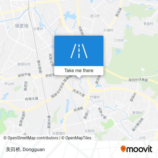 美田桥 map