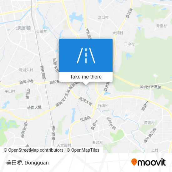 美田桥 map