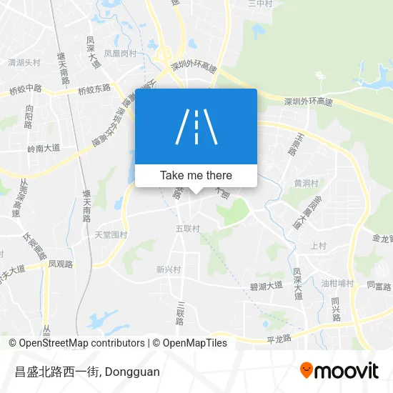 昌盛北路西一街 map