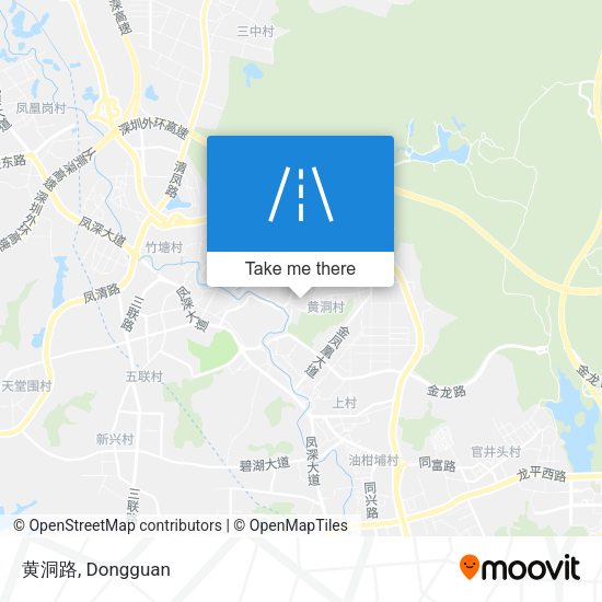 黄洞路 map