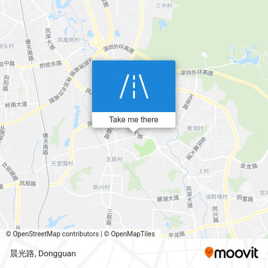 晨光路 map